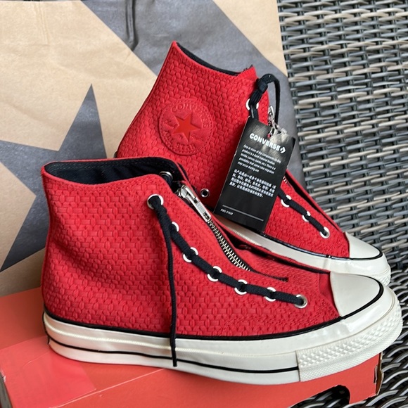 Converse Chuck 70 Zip Hi university red/black/egret WMNS - Picture 6 of 16